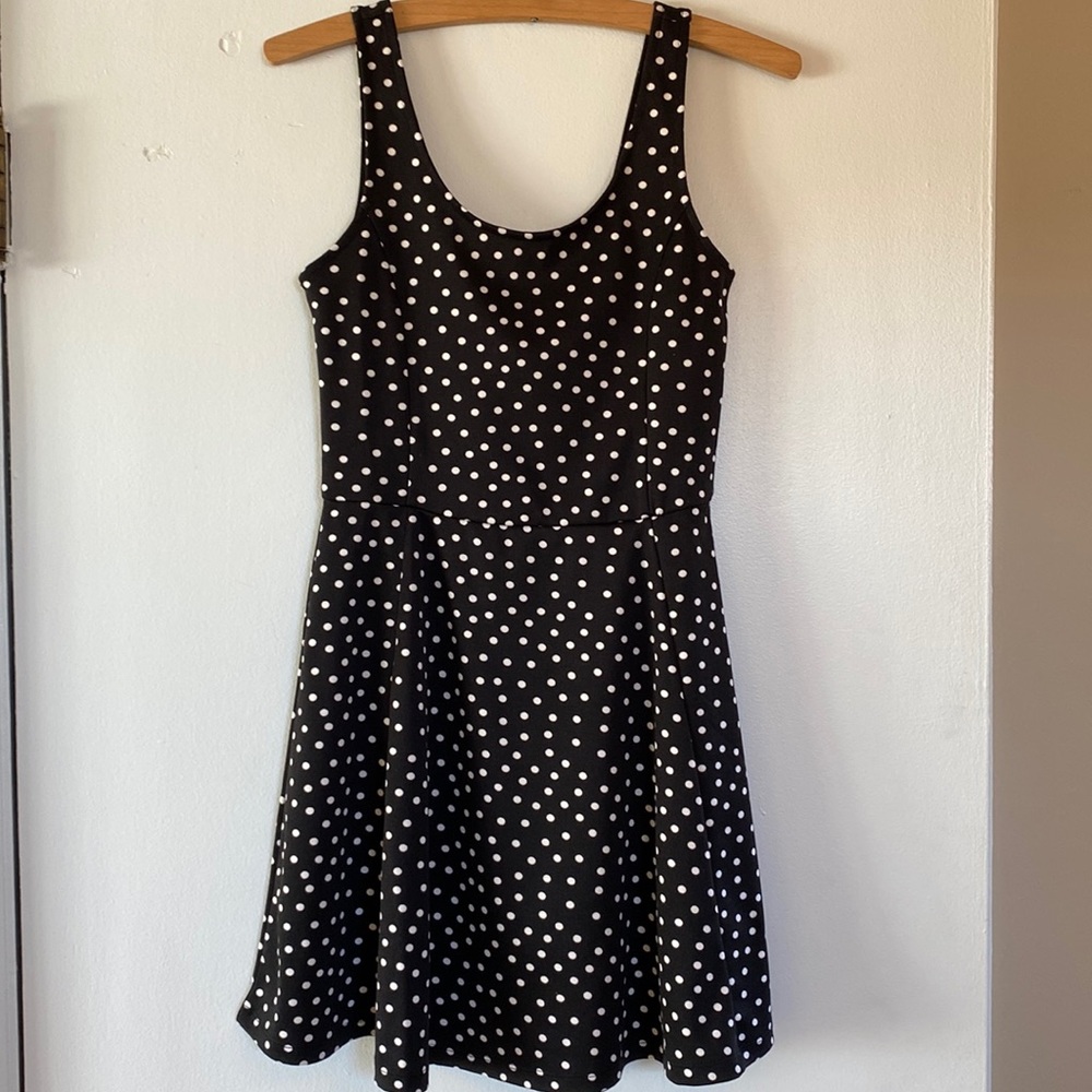Black & White Polkadot Dress